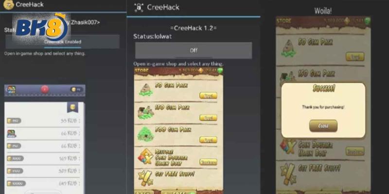 Ứng dụng CreeHack