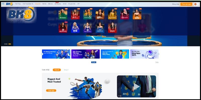 Đến BK8 để giải trí game đổi thưởng