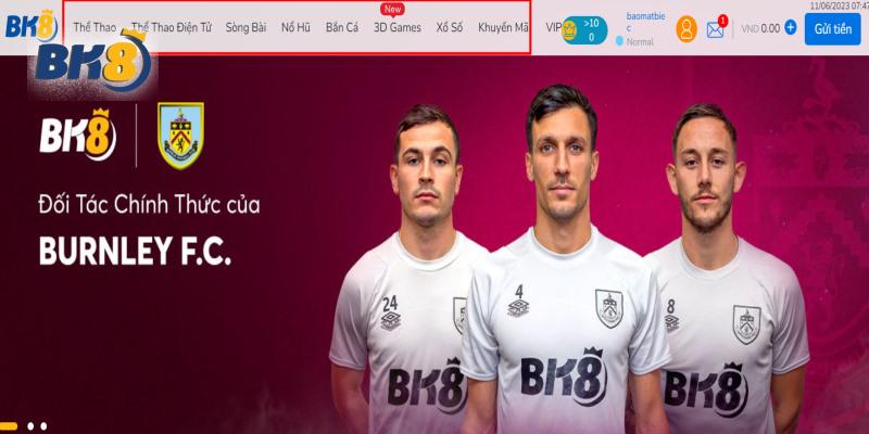 BK8 là địa chỉ hàng đầu cung cấp sản phẩm game đổi thưởng Agribank