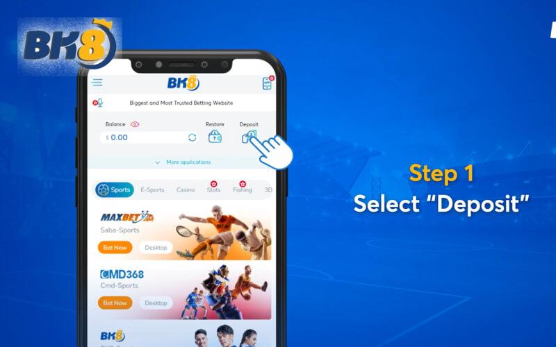 Gửi tiền nhà cái BK8
