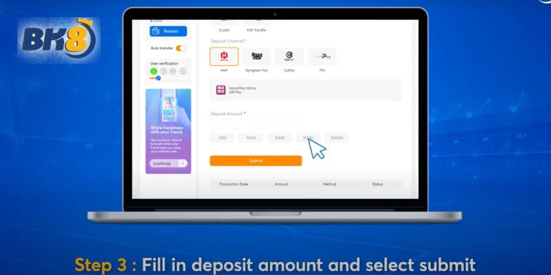 Kênh giao dịch Momo
