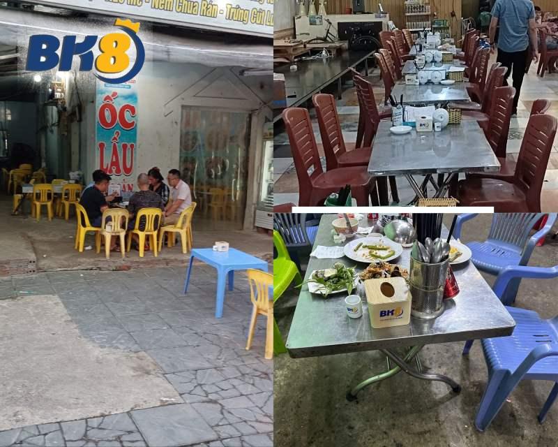 Các quán ăn ở SG/HN trở thành điểm nhấn với logo BK8