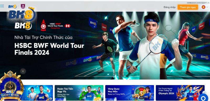 BK8 tài trợ chính thức giải cầu lông BWF, nâng tầm thể thao BK8 tài trợ chính của giải cầu lông BWF